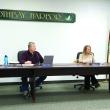 The Boothbay Harbor Selectboard listens to the town manager's report Dec. 23. FRITZ FREUDENBERGER/Boothbay Register