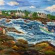 "A Beautiful Day on the Maine Coast" - Sandra Chase Morrissey. 