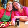 Tancy Mitchell and Lisa Hallinan share a moment. Jen Mitchell photo
