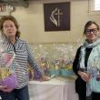 An East Boothbay United Methodist Church project provided 20 Easter baskets, delivered to the Community Fridge by Sarah Giles, left, and Laurie Glasrud, who assembled the baskets with Deb Moorefield. File photo