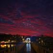 Sunrise over the Boothbay Harbor Footbridge. Courtesy of Angie McLellan