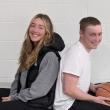 Siblings Tatum, left, and Tyson French lead their respective BRHS basketball teams in points scored. CANDI JONETH/Boothbay Register