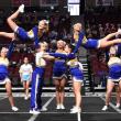 Olivia Rittall and Izzy Andreason (top, from left). Maddie Andreason, Titan Lewis, Brianna Campbell, Gabby Crowell, and Maya Jacobs (base, from left). Not pictured Sarah Harris, Bailey Lewis, Skyla Carrier, Abigail Babineau, Ariyah Green. Courtesy of Michele Barter. 