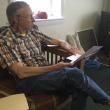 Pilot and Wiscasset Municipal Airport Advisory Committee member Steve Williams takes part in a past meeting of the committee. File photo 