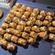 Lori Mitchell of Boothbay Craft Brewery shares her award-winning pretzel lobster bite at Chef Summit. Courtesy of Lori Mitchell