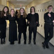 BRHS students, from L: Adaline Barter, Rose Campbell, Natalie Flagg, Hannah Hills, and Owen Cox were chosen to sing in the 2025 District III Honors Music Festival in Topsham. Courtesy of Dr. Mary Miller