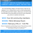 Climate meeting poster