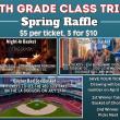 8th grade raffle poster. Courtesy photo