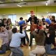 Cat in the Hat (Nick Mirabile) and dancers. LISA KRISTOFF/Boothbay Register