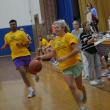 Lauren (Andrews) Carrol brings the ball into the offensive end. KEVIN BURNHAM/Boothbay Register