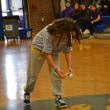 Abbie Clark marks the "Huck-a-Hawk" target. KEVIN BURNHAM/Boothbay Register