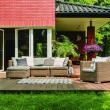  Homeowners can take the following steps to establish a peaceful backyard retreat.