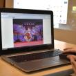 Jackie Branch shows off her Taylor Swift-themed pong game. ISABELLE CURTIS/Boothbay Register