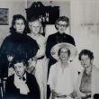 Members pose for The Monday Club's 75th anniversary. Back row, from left, Maude Gowen, Angie Dodge and Dorothy Abbott. Front row, from left, Caroline Hendrick, Grace Carlisle and Alice Ortner. Courtesy of Boothbay Region Historical Society