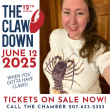 The lobster bite competition in Boothbay Harbor draws food lovers from around the world - including fans from Australia, who brough Kjirsten this T-Shirt 