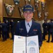 Glory Blethen receives her billet to Portsmouth, Virginia and CGC Northland. Courtesy of Glory Blethen