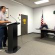 Town Finance Officer Thomas "Quincy" Browne gives a report to the Boothbay Harbor selectboard. FRITZ FREUDENBERGER/Boothbay Register