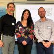 From left, Christopher Hart,, Nicole MacDonald and Danial Burson of Midcoast Literacy. Courtesy photo