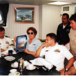 Former WJD military liaison  Susan Clough on the job