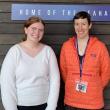 BRHS freshman Adeline Barter, pictured alongside her teacher Emily Higgins, is the Maine recipient of the 2025 Billy Michal Student Leadership Award. ISABELLE CURTIS/Boothbay Register