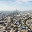 An aerial view of Paris, France. Courtesy of Palmyre Roigt