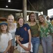 Joanne DiMauro and "her girls" from Boothbay Region Elementary School. LISA KRISTOFF/Boothbay Register 