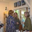 One of several small gatherings at Kerr-Jones Gallery in East Boothbay. LISA KRISTOFF/Boothbay Register