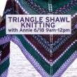 Shawl knitting
