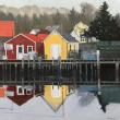 This is one of the Doug Houle paintings in the new show opening at The Grill in Damariscotta June 23.  Courtesy of Kim Traina