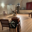 The set for the Tony Award-winning play, "RED," a Boothbay Summer Theater production.  LISA KRISTOFF/Boothbay Register