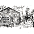 Drawing by Diane Spofford Randlett