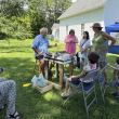 Artist Keith Plummer demonstrates his sculptural technique, one of six events during the eight-day run of his exhibition. Courtesy of Peter Brunn