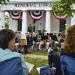 The Hallowell Community Band kicked off its regular season July 10 with its first concert on the library lawn. ISABELLE CURTIS/Boothbay Register