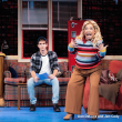  Jen Cody (Sandy Lester) sings of her actor's neuroses, as Dan DeLuca (Michael/Dorothy) commiserates in 'Tootsie' at Maine State Music Theatre.