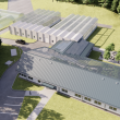 A rendition of the Edward and Gwendolyn Asplundh Horticulture and Plant Science Center. Courtesy of Christner Architects