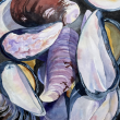 "Mussels in the Sun," by Molly Mugler. Courtesy of Maine Art Gallery of Wiscasset