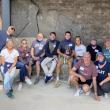 Several of the Colby College alumni, parents, and Y volunteers at the Fill the Bus Food Drive event at the Boothbay Region YMCA to benefit the Boothbay Region Food Pantry on Saturday, Sept. 13. Courtesy of BRYMCA 