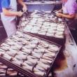 Rita and Lanny Willey packing sardines circa 1990. (Photo courtesy Penobscot Marine Museum)