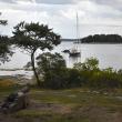A cannon from the War of 1812 protects the Leach House from waterborne invaders. ISABELLE CURTIS/Boothbay Register