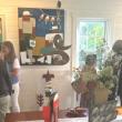 Guests at Kerr + Jones opening reception Sept. 17. LISA KRISTOFF/Boothbay Register