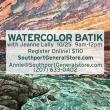 Watercolor Batik