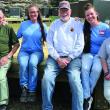 SMWRC residents with Boothbay V.E.T.S. President Ed Harmon, middle, and Vice President Arthur Richardson. Photo by Maine Department of Corrections