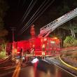 Fire at 79 Western Avenue in Boothbay Harbor Oct. 4. Courtesy of Mark Sullivan