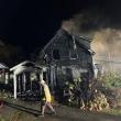 Fire at 79 Western Avenue in Boothbay Harbor Oct. 4. Courtesy of Mark Sullivan