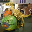 Didn't this happen in Jurassic Park?  Tyler Balsdon's pumpkin wins the "Most Creative" award. ISABELLE CURTIS/Boothbay Register