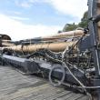 The Niagara's masts were carried as cargo on its voyage to Maine. FRITZ FREUDENBERGER/Boothbay Register