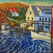Maine artist John Neville "The Gut South Bristol."