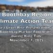 Boothbay Region Climate Action Team - King Tide Footbridge Talk