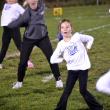 The Little Seahawk cheerleaders displayed their skills and excitement in front of a big crowd during their performance on Friday night, Oct. 24 on Sherman Field at halftime of the Seahawks vs. Mt. View football game. KEVIN BURNHAM/Boothbay Register