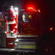 Santa and Mrs. Claus arrived in style on a Boothbay Fire Department Truck. FRITZ FREUDENBERGER/Boothbay Register